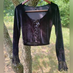 Gothic long sleeve top